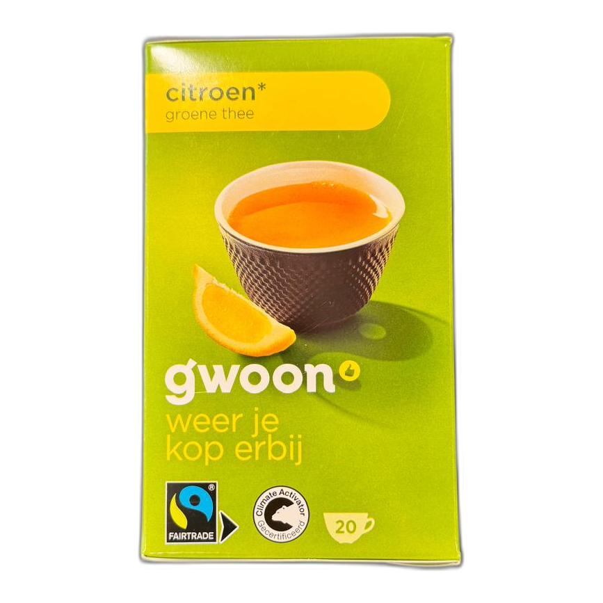 G'WOON groen citroen 1-kops 30 GR